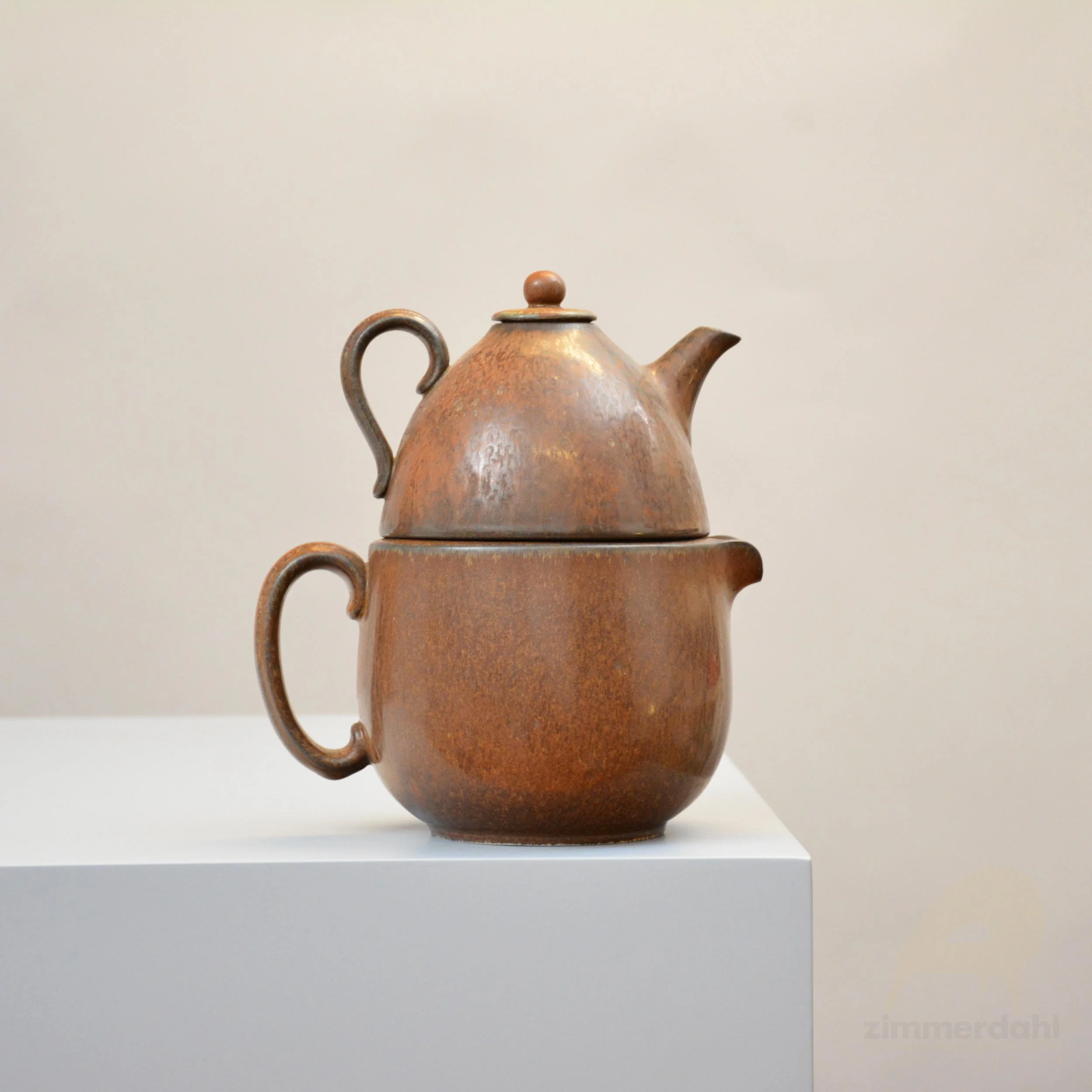 Stoneware Teapot by Gunnar Nylund for Rörstrand, Sweden